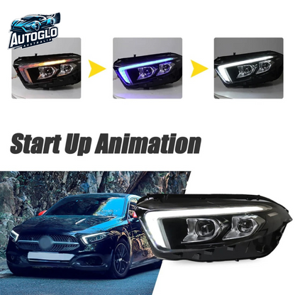 Autoglo Australia LED Headlights for 2018-2022 Mercedes A180