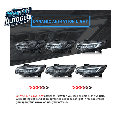 VLAND LED Headlights For 10th Gen Honda Civic Sedan / Coupe / Hatchback 2016-2021