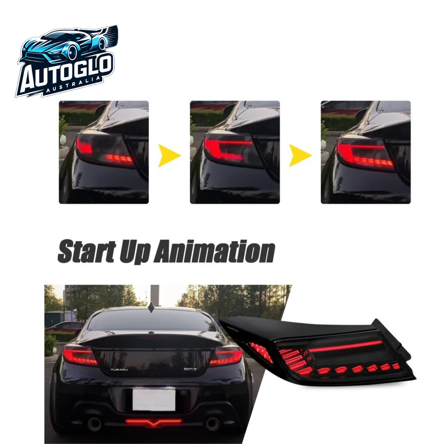 Autoglo Australia LED Tail Lights For Subaru BRZ/Toyota GR86 2022 2023