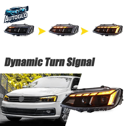 Autoglo Australia 2012-2018 LED Headlights For VW Jetta MK6