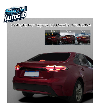 Autoglo Australia For LED Taillights For Toyota Corolla US 2020-2024 Start UP Animation
