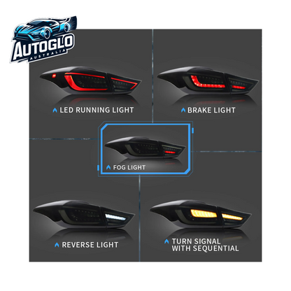 VLAND LED Taillights For Hyundai Elantra Sedan 2012-2016 & Elantra Coupe 2013-2014