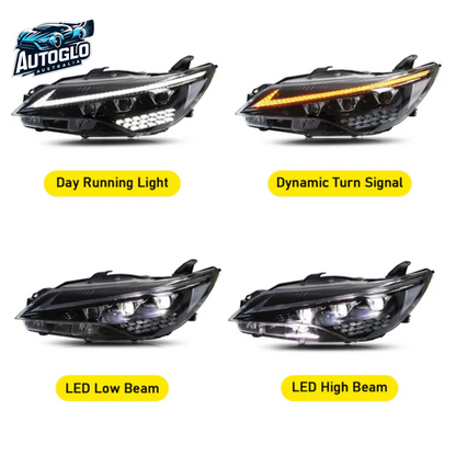 Autoglo Australia LED Headlights For Toyota Camry 2015-2017 DRL Start UP Animation