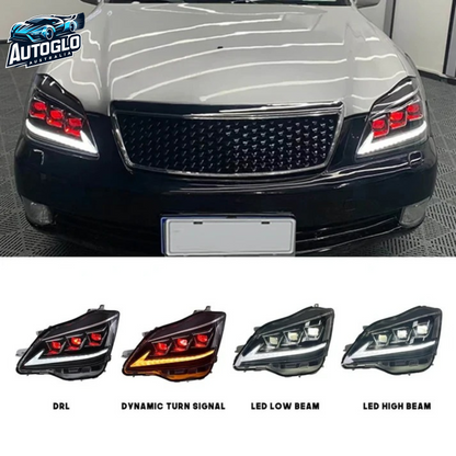 Autoglo Australia LED Headlights For Toyota Crown 2003-2008