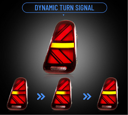VLAND LED Tail Lights For 2001-2006 Mini Cooper R50 R52 R53 W/Sequential Signal