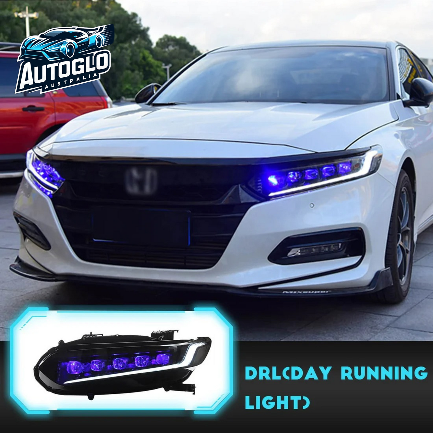 Autoglo Australia Brand New Full LED Headlights For 2018-2022 Honda Accord