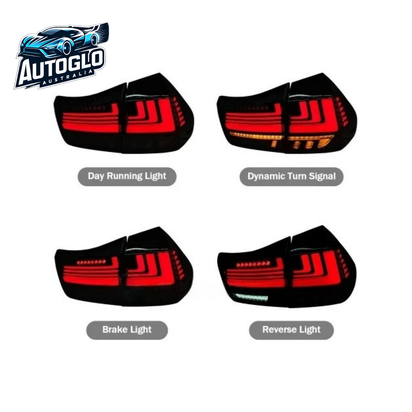 Autoglo Australia High quality Car Rear Back Lamps DRL RX330 RX350RX 400h 2003-2009 Start UP Animation LED Tail Lights For Lexus