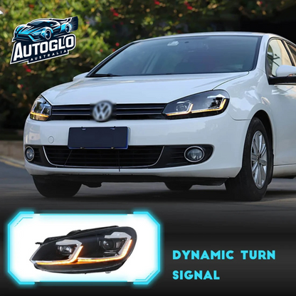 Autoglo Australia For 2008-2013 VW MK6 Golf 6 Projector Headlights