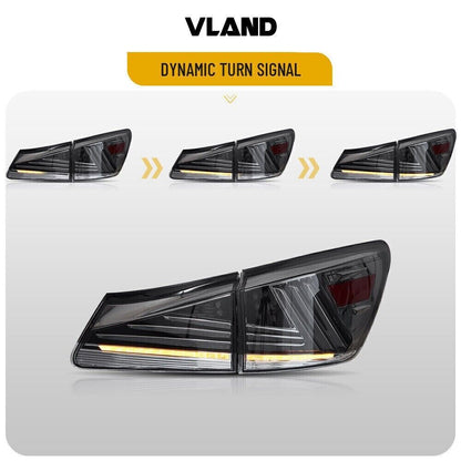 Close-Up of LED Taillights with Sequential Turn Signal