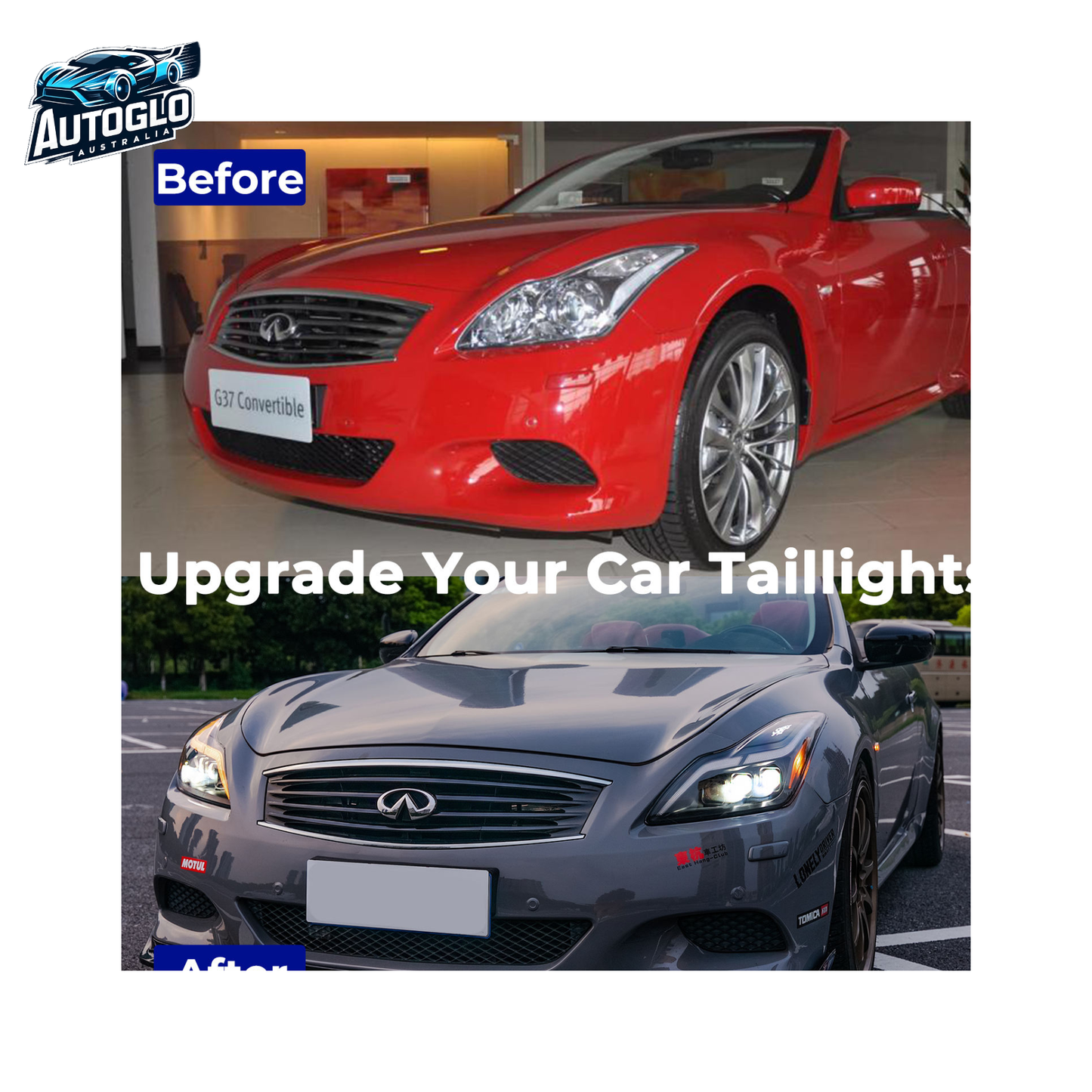 Autoglo Australia Headlight for Nissan Infiniti G37 (2009–2013)