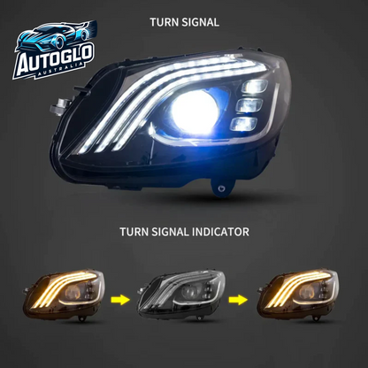 VLAND LED Headlights For 2015-2021 Mercedes Benz C-Class W205 C300