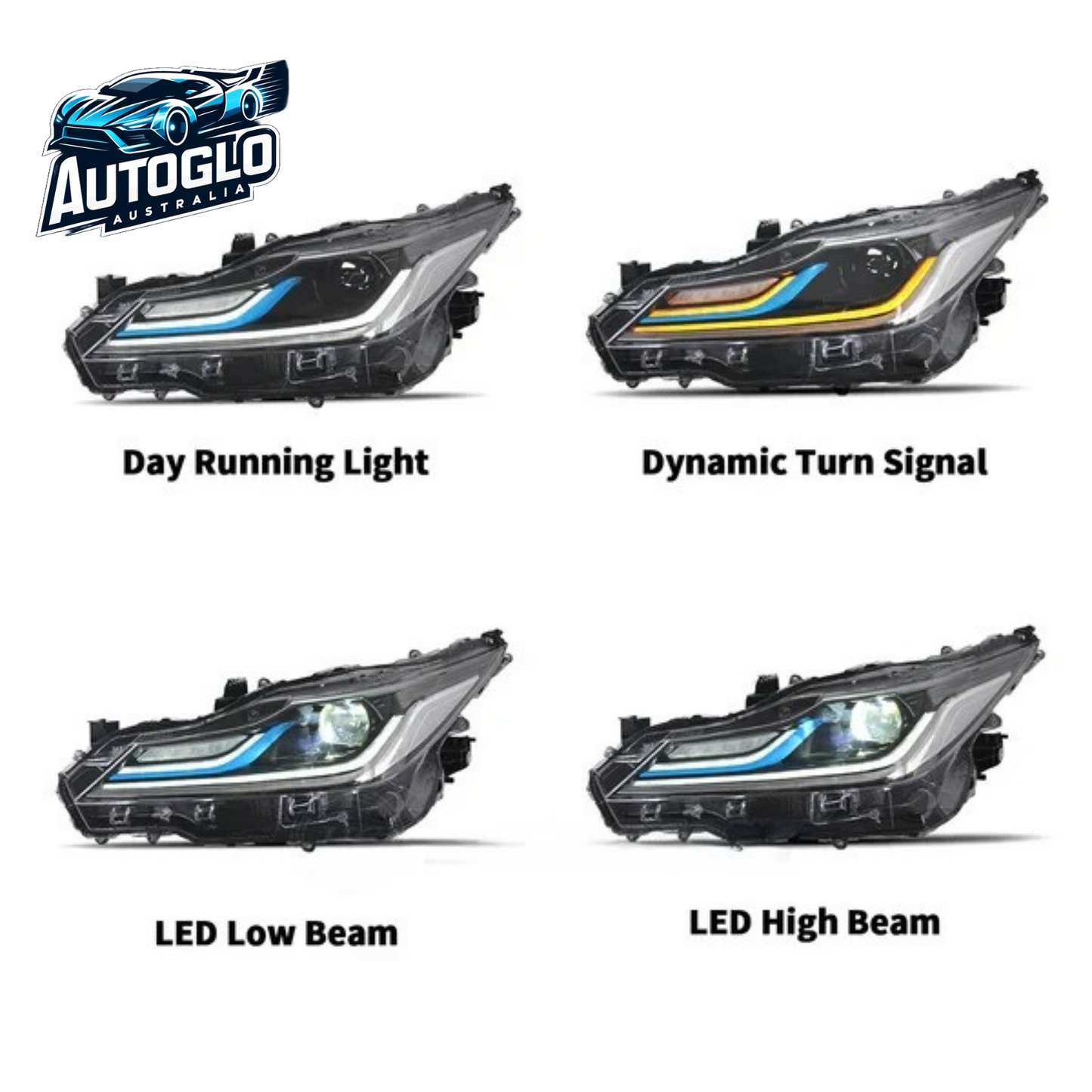 Autoglo Australia For Toyota Corolla 2019-2022 middel east version LED Headlights