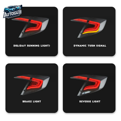 Autoglo Australia LED Taillights For Honda Civic Sedan 2016-2021