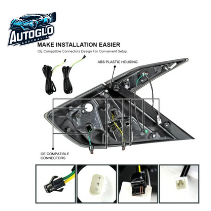 Autoglo Australia RGB Taillights For Honda Civic 2016-2021 & Emark certification