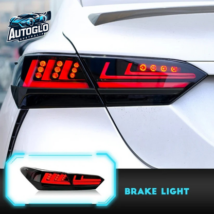 Autoglo Australia Taillights Fit/For Toyota Camry 2018-2021 With black strip