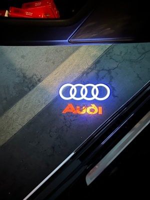 x2 Audi Logo S Line S3 Door Lights Welcome Projector