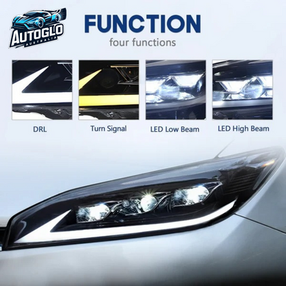 Autoglo Australia LED Headlights For Toyota Wish 2th Gen AE20 2009-2017