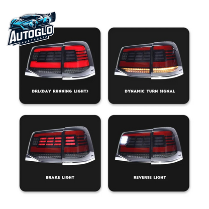 Autoglo Australia LED Tail lights For Toyota Land Cruiser 2016-2020