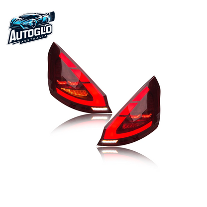 Tail Lights For Ford Fiesta Hatchback SE ST 2009-13 LED Rear Assembly w/Start-Up