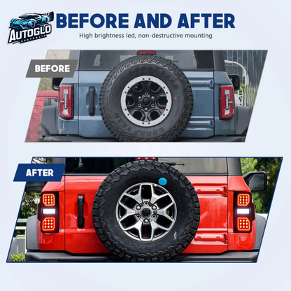 Autoglo Australia LED Tail Lights for Ford Bronco 6th Gen 2021–2024