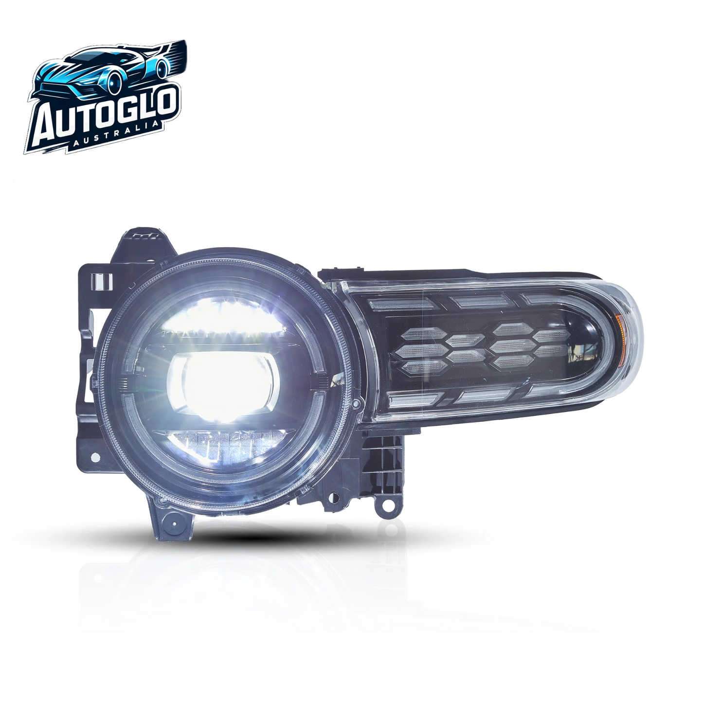 VLAND LED Dual Beam Headlights For Toyota FJ Cruiser 2007-2023 with Dynamic Animation Lighting