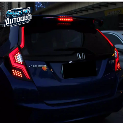 Autoglo Australia Taillights For Honda Jazz 2014-2019 Car Led Rear Lamps