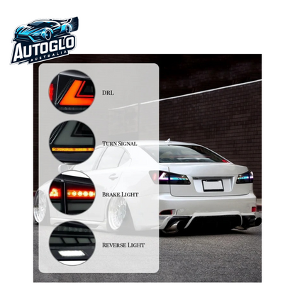 Autoglo Australia RGB LED Tail Lights for Lexus IS250 IS350 ISF 2006–2013