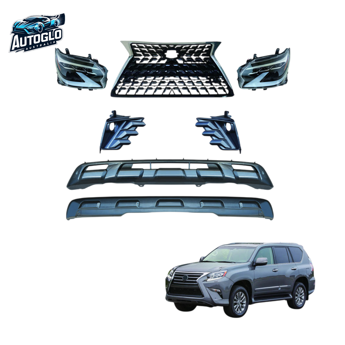 Autoglo Australia Lexus GX460 2010–2015 to 2020 Facelift Body Kit