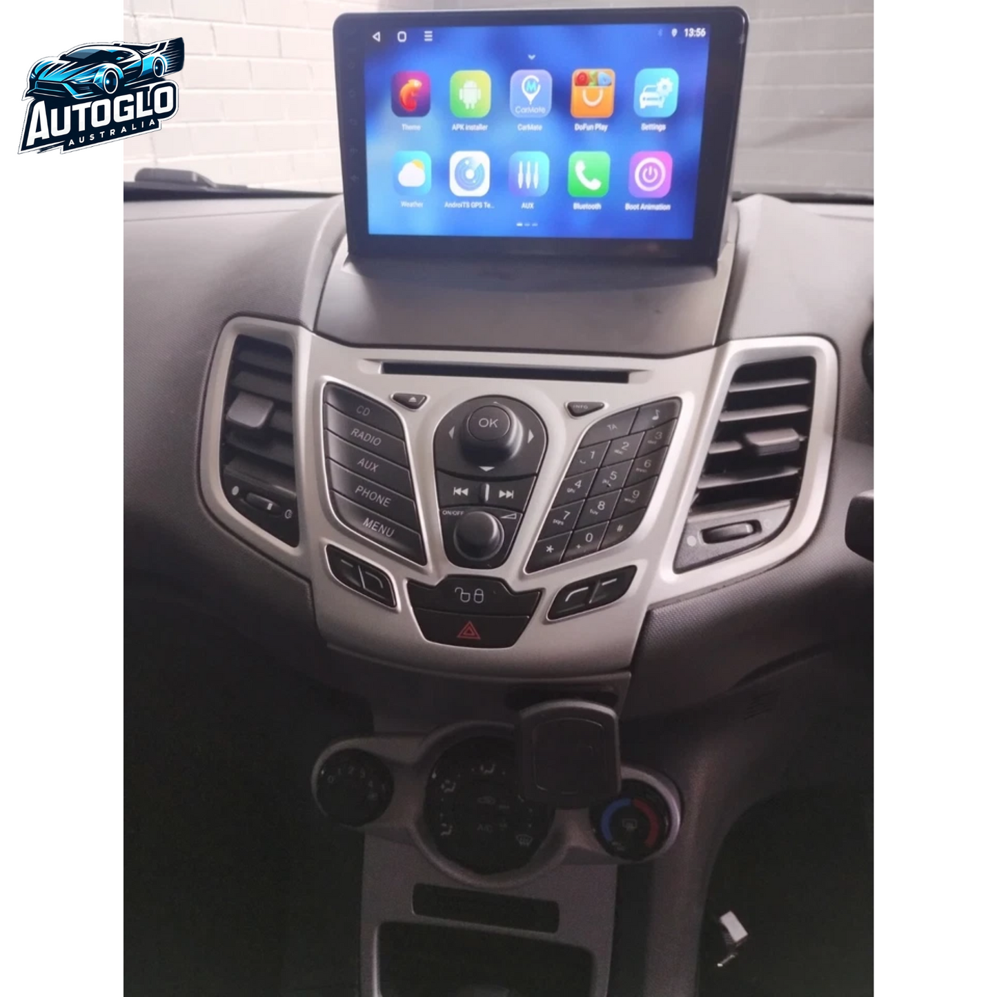 Autoglo Australia 9" Android Carplay Stereo BT GPS for FORD FIESTA 2GB+32G (2009-16)