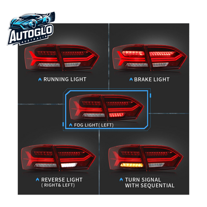 VLAND for Volkswagen Jetta Sagitar LED Sequential Tail Lights 2011-2014