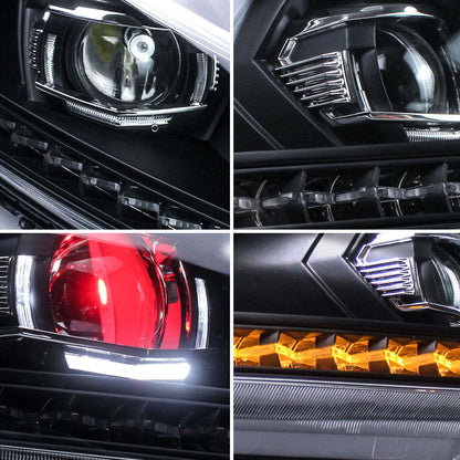 VLAND Demon Eyes LED Projector Headlights For 2008-2012 Honda Accord Sedan