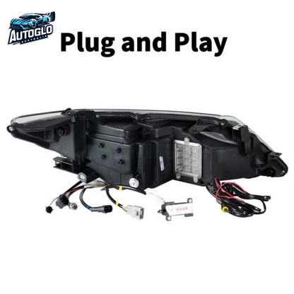 Autoglo Australia LED Headlights For Toyota Camry 2012-2014 DRL Start UP Animation