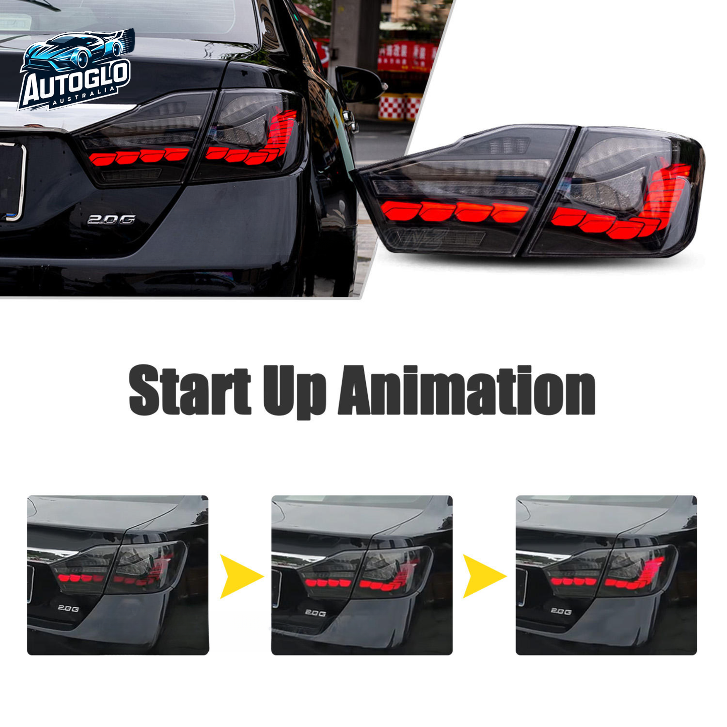 Autoglo Australia Toyota Camry 2012–2014 LED Tail Lights