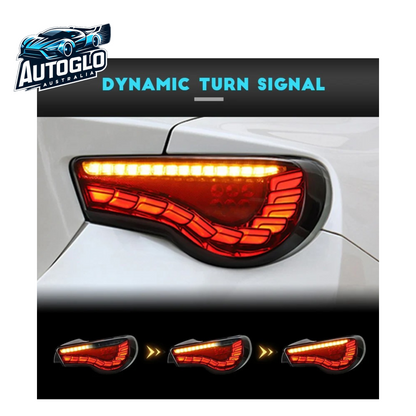 Autoglo Australia Rear Lamps For Toyota 86 2012-2021 Start UP Animation DRL BRZ FT86 GT86 Scion FR-S LED Tail Lights