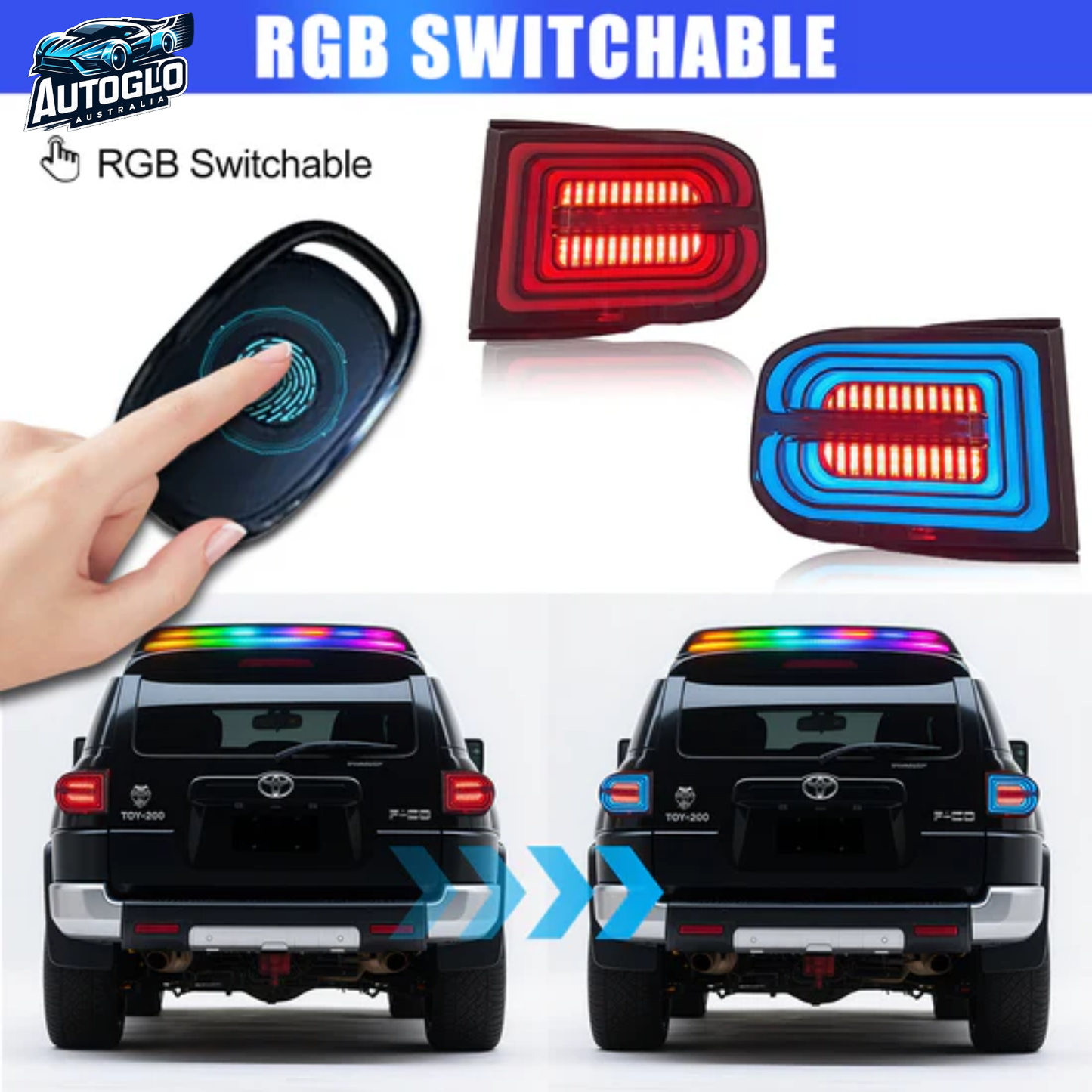 Autoglo Australia Toyota FJ Cruiser 2007–2017 Tail Lights