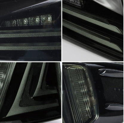 VLAND LED Tail Lights For 2006-2013 Lexus IS250 IS350 ISF Smoked Lens Rear Lamps