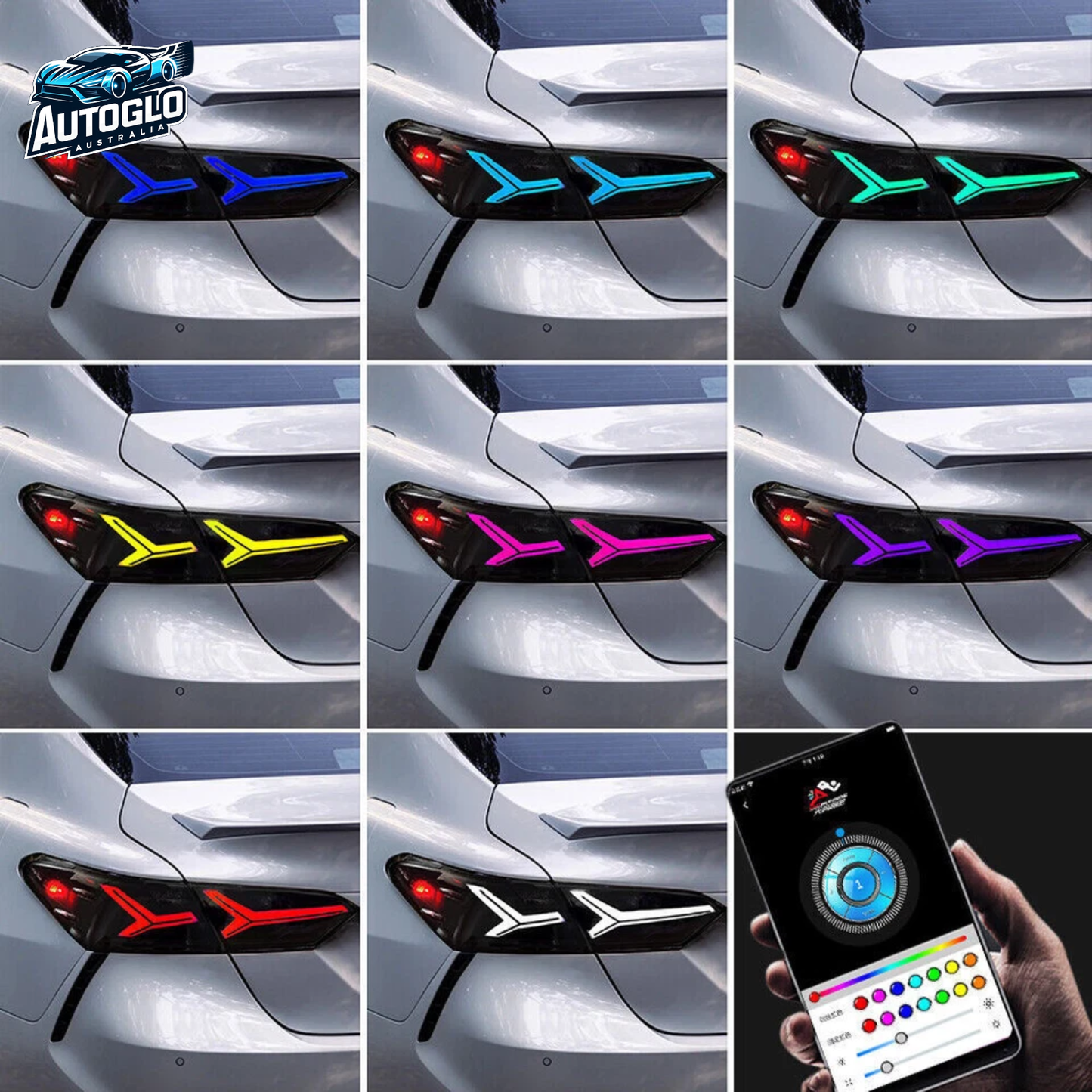 Autoglo Australia Toyota Camry 8th Generation 2018–2022 RGB Taillights