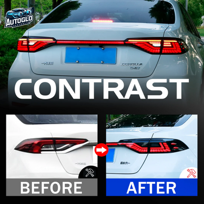 Autoglo Australia LED Tail Lights For Toyota Corolla 2020-2024 Middel East Version With Penetration lamp