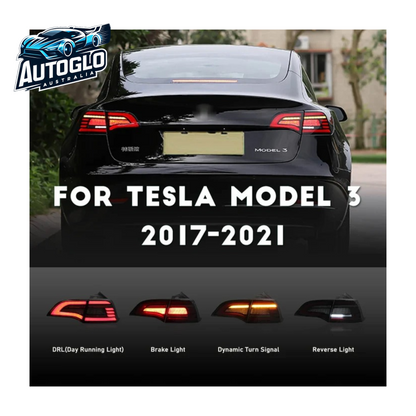 Autoglo Australia LED Tail Lights for Tesla Model 3 And Y