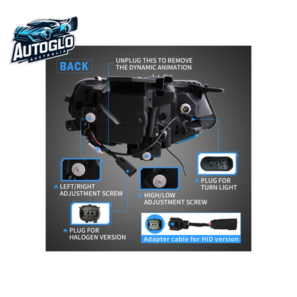 VLAND LED Projector Headlights For Chevrolet / Chevy Camaro LT SS RS ZL LS 2016-2018