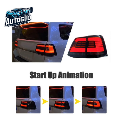 Autoglo Australia LED Tail Lamps For Toyota Land Cruiser 2008-2015