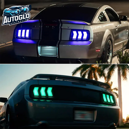 Autoglo Australia Smoked LED Taillights for 2005 - 2009 Ford mustang