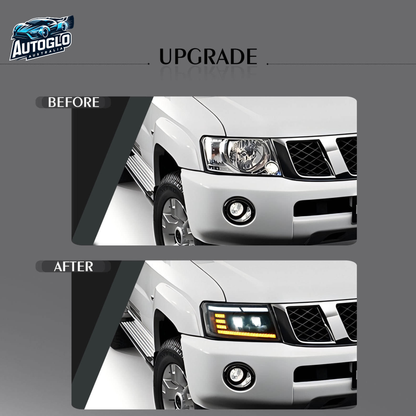 Autoglo Australia Headlights for Nissan Patrol Y61 (2007–2016)