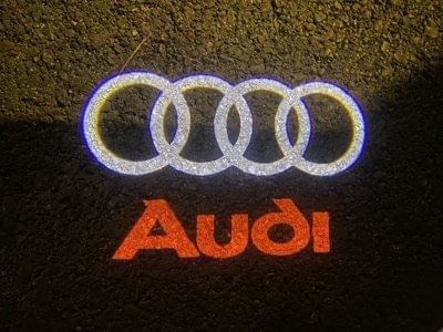 x2 Audi Logo S Line S3 Door Lights Welcome Projector