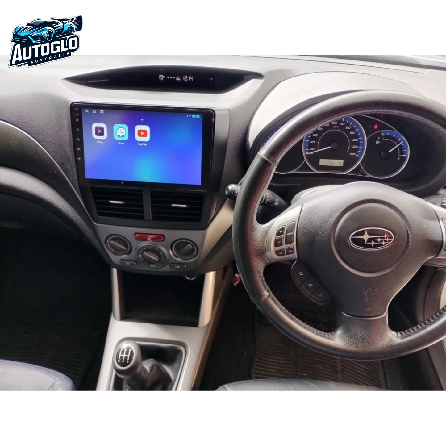 Autoglo Australia 9" (2G+32G) CARPLAY ANDROID GPS BT WiFi Stereo For SUBARU FORESTER (2007-12)