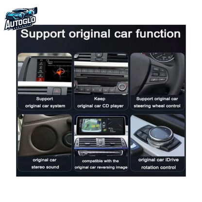 Autoglo Australia BMW E81 82 87 1 Series 12.3" XL FHD Carplay Android BT GPS 4G Auto Stereo