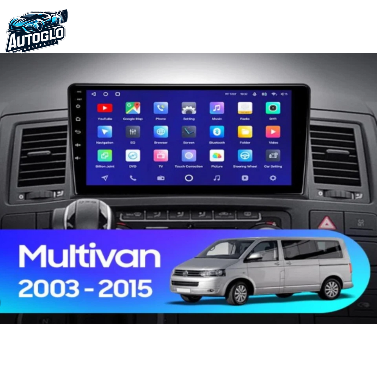 Autoglo Australia 9" (2G+32G) GPS BT WiFi CARPLAY Stereo For VW Volkswagen Multivan T5(2003-15)