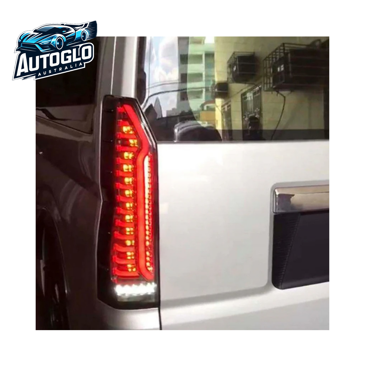 Autoglo Australia LED Tail Lights For Toyota Hiace 6th H300 2019-2023 Sequential with Animation DRL