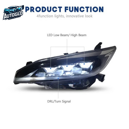 Autoglo Australia LED Headlights For Toyota Wish 2th Gen AE20 2009-2017