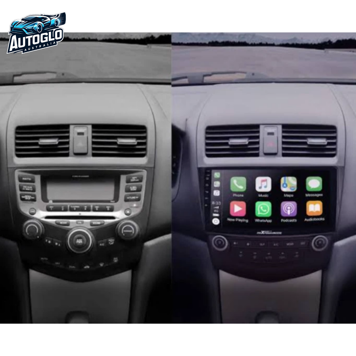 Autoglo Australia 10.1" Android Stereo Carplay for HONDA ACCORD 7th GEN 2003-07 (2GB+32G) +Gifts
